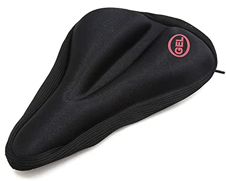 sourcing map Bike Saddle Cushion Anti Slip Soft Gel 1 Pcs