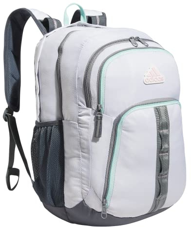 adidas Unisex Prime 6 Backpack, White/Orchid Fusion Purple/Semi Flash Aqua Blue, One Size, Prime 6 Backpack