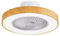 BEL AIR HOME - Ventilatore da Soffitto CATHAY LED 72W - Motore DC Silenzioso 4 Velocità - Luce Regolabile 3000K-6000K - Facile Installazione - Ventilatore Tetto con Luce, Bianco Legno, Plastica