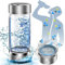 iFCOW 420ml Wasserstoff Wasserflasche, tragbarer Wasserstoff Wasserflaschen Generator Wasserstoffreiche Wasserflasche Wasser Ionisator Krug für tägliches Trinken