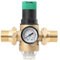 TABODD Druckminderer Wasser 1 zoll DN25 mit Manometer, Wasserdruckminderer Mit Wasserdruckmesser Und Mesh Filter, Wasser üBerdruckventil Aus Messing zur Regulierung des Wasserdrucks