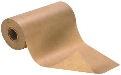 Colorus Profi Abdeckpapier 150 mm x 50 m | Selbstklebendes Malerpapier 50 g/m² extra glatt | Papierrolle für Abdeckarbeiten, Malerzubehör | Kraftpapier für den Innenbereich