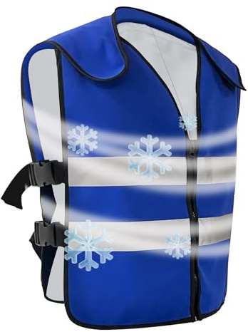 IAIGOGO Cooling Vest for Men Women Teens,Adjustable Ice Vest with 20 Pcs Ice Packs for Hot Weather Use,Ideal for Outdoor Work,Fishing,Cycling,Running,Gardening,Motorcycle