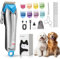 FuzzyFix Leise Hundeschermaschine Dichtes Fell, Wiederaufladbare Schermaschine Hund