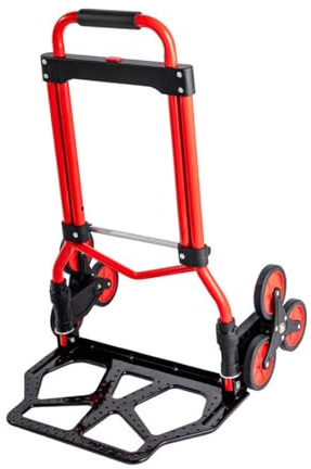Folding Hand Truck Trolley Cart - Multi-Purpose Sack Barrow with 80kg Load Capacity & Easy Maneuver Wheels