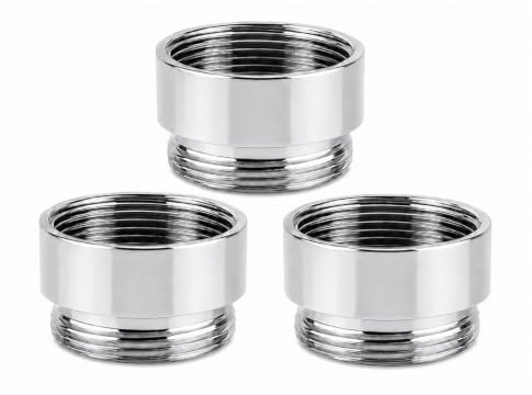Fortunix 3Pcs Faucet Adapter, M22 to M20 Tap Adapter Internal External | Thread Converter, Faucet Aerator for Kitchen Sink, Hose Adapter for Kitchen Tap, Tap Hose Adapter Connector, Thread Fitting