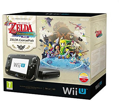 Nintendo Wii U - Konsole, Premium Pack, 32GB, schwarz - The Legend of Zelda - The Wind Waker HD