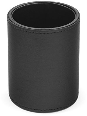 OSCO BKPUPP1 Stifteköcher aus Kunstleder, schwarz