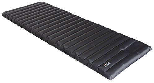 High Peak Dayton XL, uppblåsbar lätt luftmadrass, integrerad fotpump, liggmatta, för camping, festival, resor, vandring, strand, inkl. packsäck, kompakt, 197 x 70 cm, 10 cm tjock, 1 700 g
