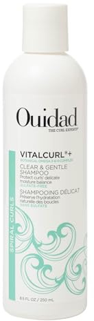 Ouidad VitalCurl Plus Clear and Gentle Shampoo For Unisex 8.5 oz Shampoo