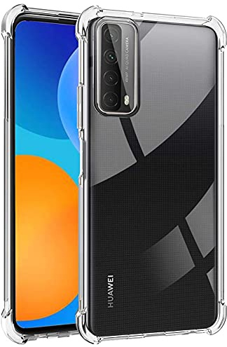 CoolGadget Rugged Handyhülle für Huawei P Smart 2021 Rugged Case, stoßdämpfende TPU Hülle Transparent Klar, kompatibel mit Huawei P Smart 2021 (6,67 Zoll)