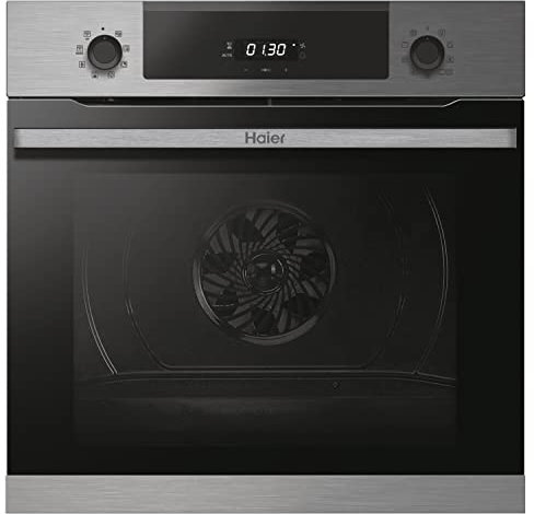 Haier I-Direct Series 2 HWO60SM2P8XH – Forno multifunzione, pirolitico, idrolisi, connettività WIFI e Bluetooth, capacità 70 l, 10 funzioni, ventilazione radiale, illuminazione laterale, inox