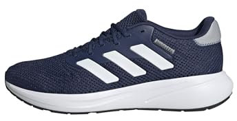 adidas Unisex Response Runner Shoes Laufschuhe, Dark Blue/FTWR White/Halo Silver, 44 2/3 EU