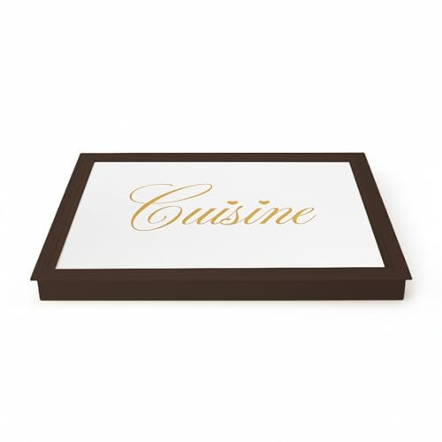 PARAMAISON Copripiano Cucina per Induzione e Gas 55x80 cm | Legno Simply Noce | Coperchio Protettivo Piano Cottura 4 Fuochi in Pezzo Unico