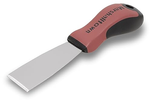 Marshalltown Starrer Spachtel, Durasoft Griff, Carbonstahl, Maße: 197x38 mm