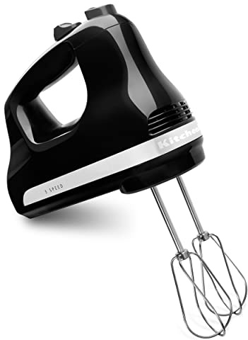 KitchenAid 5 Ultra Power Speed Hand Mixer KHM512, Onyx Black