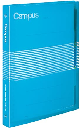 Kokuyo Campus Slide Binder - B5 - 26 Rings - Light Blue [Office Product]
