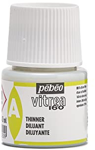 Pebeo Vitrea 160, Glass Paint Thinner, 45 ml Bottle