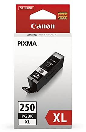 Canon PGI-250XL Genuine Pigment Black Ink Tank, Compatible with MG6320, IP7220 & MG5420, MX922, MG5520, MG6420, MG7120, iX6820, iP8720, MG7520, MG6620, and MG5620 Printers