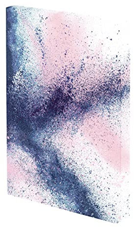 Nuuna Notizbuch A5+ | Composition L - Splash | Dotted Journal | 3,5mm Punktraster | 256 nummerierte Seiten | 120g Premium-Papier | Jeans Label Material | vegan | nachhaltig produziert in Deutschland