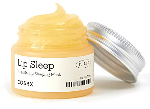 COSRX Propolis Lippenflege Lip Balm 20ml Lippenmaske Overnight Lip Mask mit Propolis Lippenmaske für trockene Lippen Intensive Feuchtigkeit über Nacht, für weiche und gepflegte Lippen, Korean Skincare