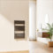 EMKE Towel Rail Radiator Anthracite Grey - Modern Flat Panel Bathroom Ladder Radiator Wall Mounted Bathroom Towel Radiator for Living Room and Kitchen 800 x 500 mm