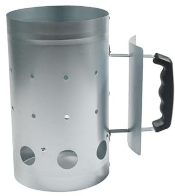 Gralara Arrancador de Chimenea para Barbacoa, práctico y Resistente Cubo de Encendido, Cubo para Fuego de carbón, Cubo para Quemador para jardín, Barbacoa,