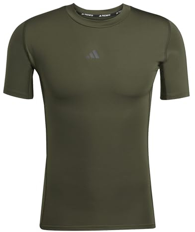 Adidas Homme Techfit Compression Training T-Shirt, Night Cargo, M