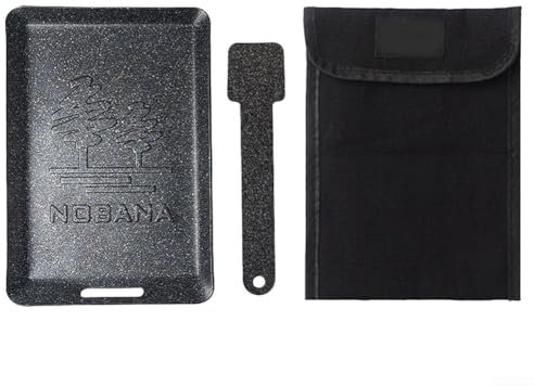 Placa cuadrada para parrilla al aire libre con bolsa de almacenamiento, perfecta para un fácil transporte y cocinar cómodamente al aire libre (negro)