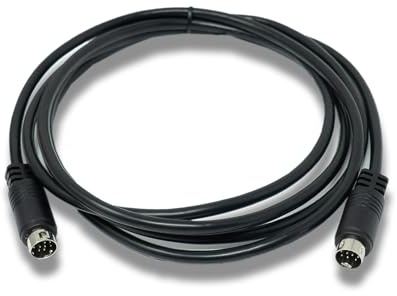 System-S S-Video Cavo 180 cm DIN 9 pin maschio a maschio in nero