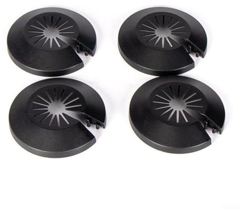 Gdfnmogo Ensemble de cache-tuyaux à bride murale - Rosaces décoratives pour radiateur - Plusieurs tailles disponibles - Matériel de plomberie domestique (14-29 mm)