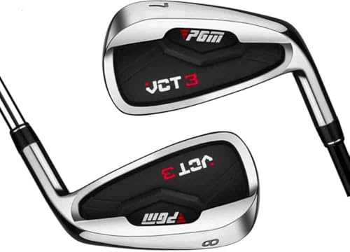 #5/6/7/8/9/PW/SW Irons Golf Clubs Men Stainless Steel or Graphite Shaft Golf Iron Putter Wedges Beginner's Club (#7,with Steel Shaft)