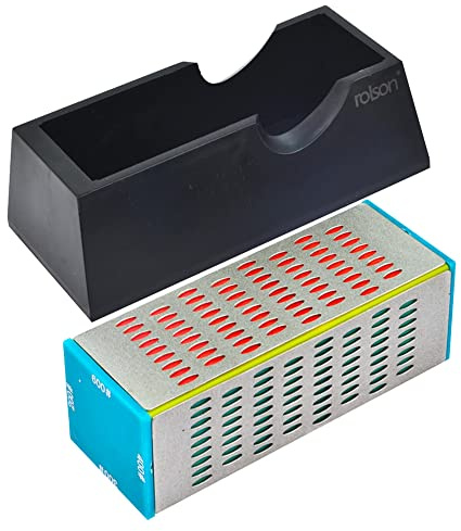 Rolson 24259 - Piedra de afilar (4 caras)