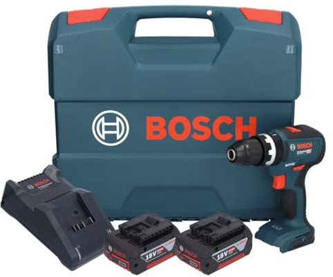 Bosch Professional Bosch 0615990L7C 18 V 55 Nm (2 x 4.0 Ah) GSB 18V-55 in Box