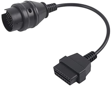 HERCHR Cable Adaptador de Diagnóstico, Cable Conector OBDII OBD2 Adaptador de Conversión de Extensión de 38 Pines a 16 Pines para Automóviles