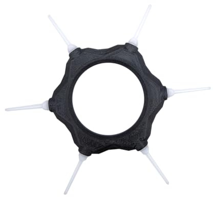 DBB Shuriken Darts - Ninja Star att spela på din plastspets darttavla (svart)