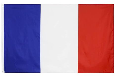 Drapeaux Français - Drapeau Tricolore France | Drapeau National Français En Polyester | Bannière Français Double Face | Drapeau France | Couleurs Vives Et Résistant À La Décoloration UV | Drapeau Déco