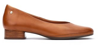 Pikolinos Ubeda Zapatos Tacón Mujer | en Cuero | Horma Amplia | Tacón Bajo | Talla EU 35-42 en Color Marrón