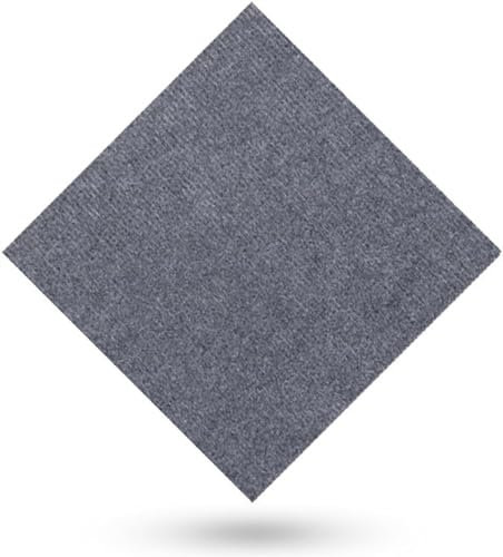 self adhesive carpet tiles, Carpet Tiles Peel And Stick Anti-Slip Square Carpeting Tiles For Home Office Multi-Purpose Home Decoration Flooring Protect Rugs(Dark Gray,16pcs 50 * 50cm)