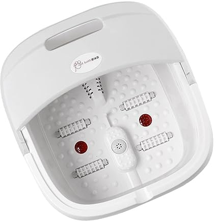 Beaupretty Portable Foldable Foot Bath Tub White with Smooth Surface Easy to Carry Massaging Foot Soak Basin for Home Washing and Relaxation