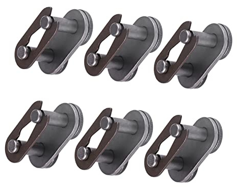 Funien 5 Ensembles de Maillons Principaux de Chaîne 415, Très Robustes, Pièces de Moteur à de Vélo motorisé à 2 Temps, Maillon de Connexion Long, Remplacement de Maillon de Chaîne