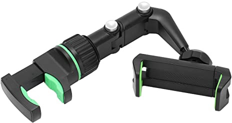 Support de Téléphone pour Guitare, Support de Téléphone pour Tête de Guitare Multifonction à Angle Réglable avec 10 Médiators et Chiffon D'essuyage pour L'enseignement de