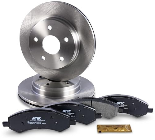 BESTPRICE BESTPRICE Kit freni asse anteriore incl. dischi freno Ø 336 mm ventilati + pastiglie freno anteriori Compatibile con DODGE RAM 1500