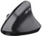 Trust Yuno Ratón Vertical Inalámbrico, Ratón Ergonómico Recargable 2.4GHz, Reducir la Tensión en Brazos y Muñecas, 800-2400 dpi, 70% Plástico Reciclado, PC Portátil Mac - Negro
