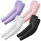 fuinloth 4 Paare Gaming Arm Sleeves, Arm Stulpen Armschoner für Damen/Herren, Volleyball Basketball Sport Ärmel Schwarz+Weiß+Lila+Rosa
