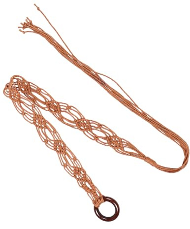 ROMISBABA Cintura da Donna Intrecciata in Cotone e Tessuto con Nappe Decorative Corda Avvolgente Sottile con Fiocco Accessorio Moda per Abiti per Feste Appuntamenti e Viaggi