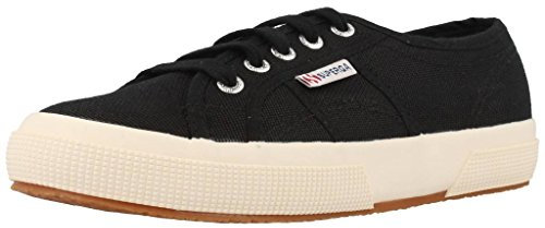 Superga 2750 Cotu Classic, Unisex-Erwachsene Sneaker, Black 999, 38 EU