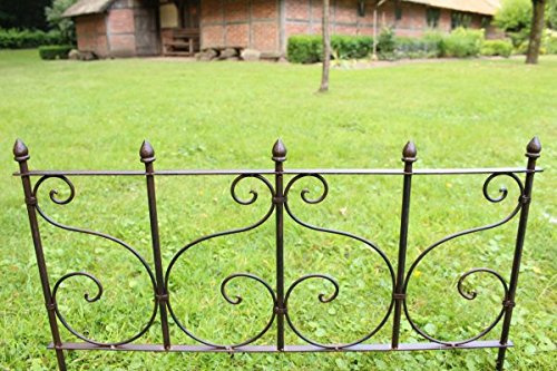 Beetzaun aus Metall 45 cm hoch