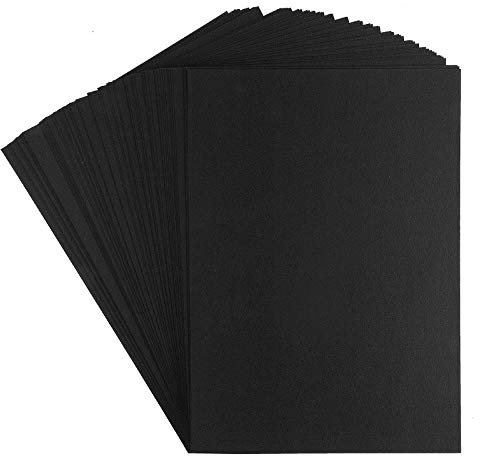 Ideen mit Herz Premium Tonkarton | Fotokarton | Din A4 (schwarz | 300 g/qm | 100 Stück)