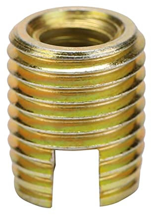 20Pcs Self-Tapping Carbon Steel Inserts Thread Insert Accessories Thread Repair Fastener M2 M3 M4 M5 M6 M8 M10 M12 Inserts Inner M10*1.5 Outer M14*1.5